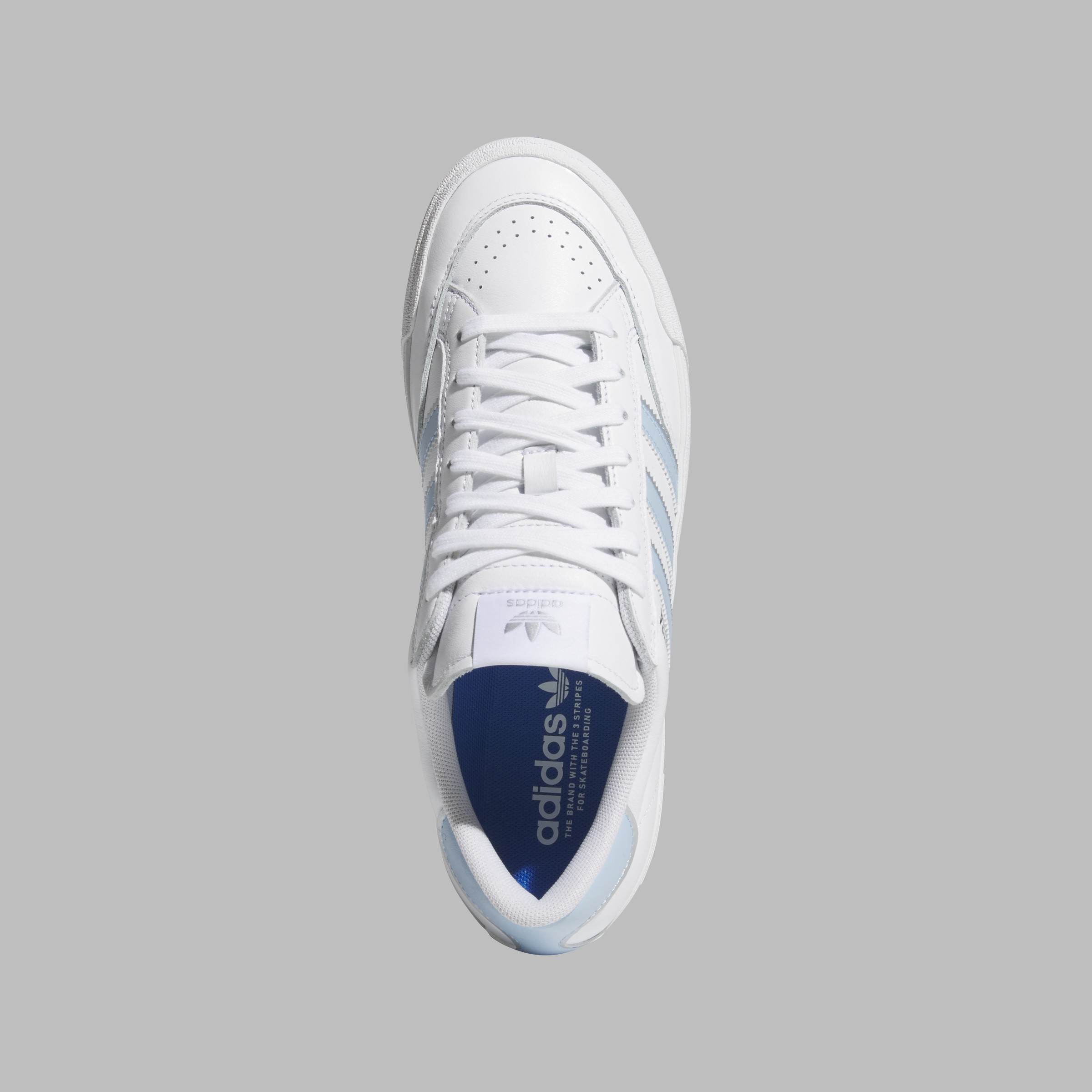 Adidas Skateboarding Nora Cloud White Clear Sky Silver Metallic 4 US / 36 EU