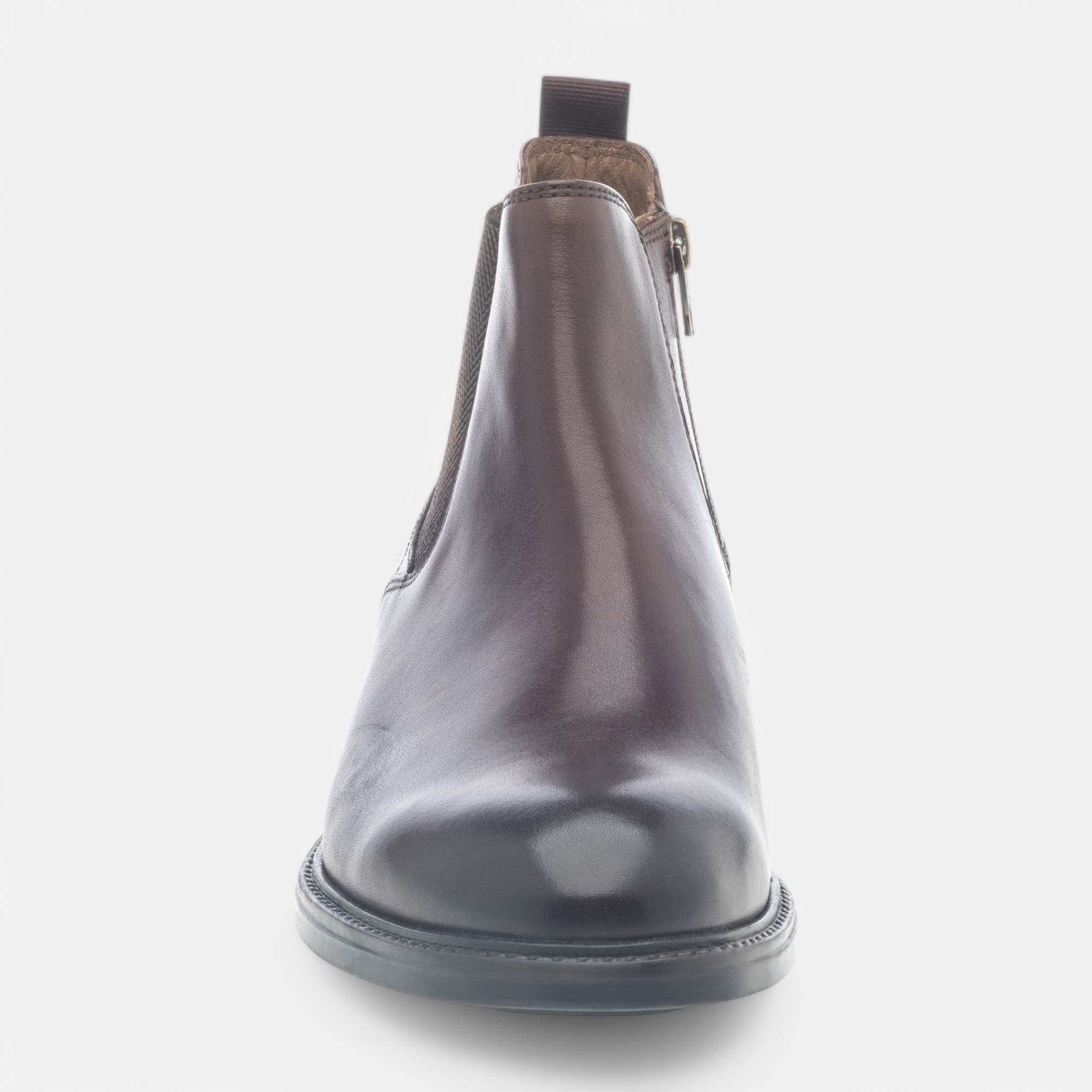 Boots chelsea Homme en cuir cognac