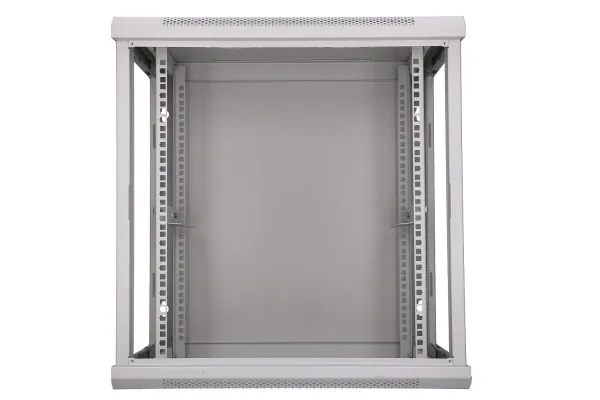 Extralink - Rack kabinet - 600x450 mm - vægmonterbar - grå - 12U - 19