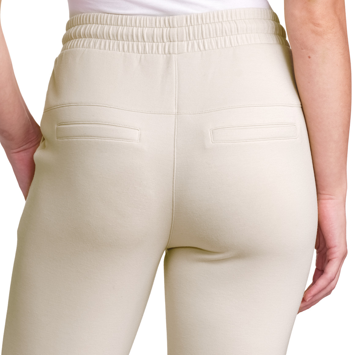 Gina Collection Damen Jogpants mit Tunnelzug beige
