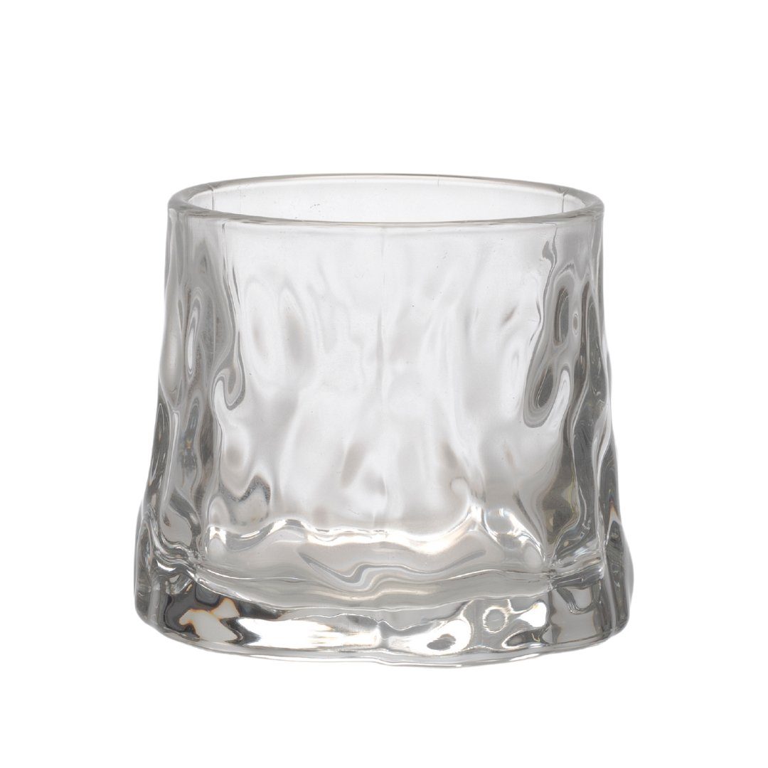 2er Set Whiskyglas Whisky Iceberg - Glas Wasserglas Saft - 180 ml