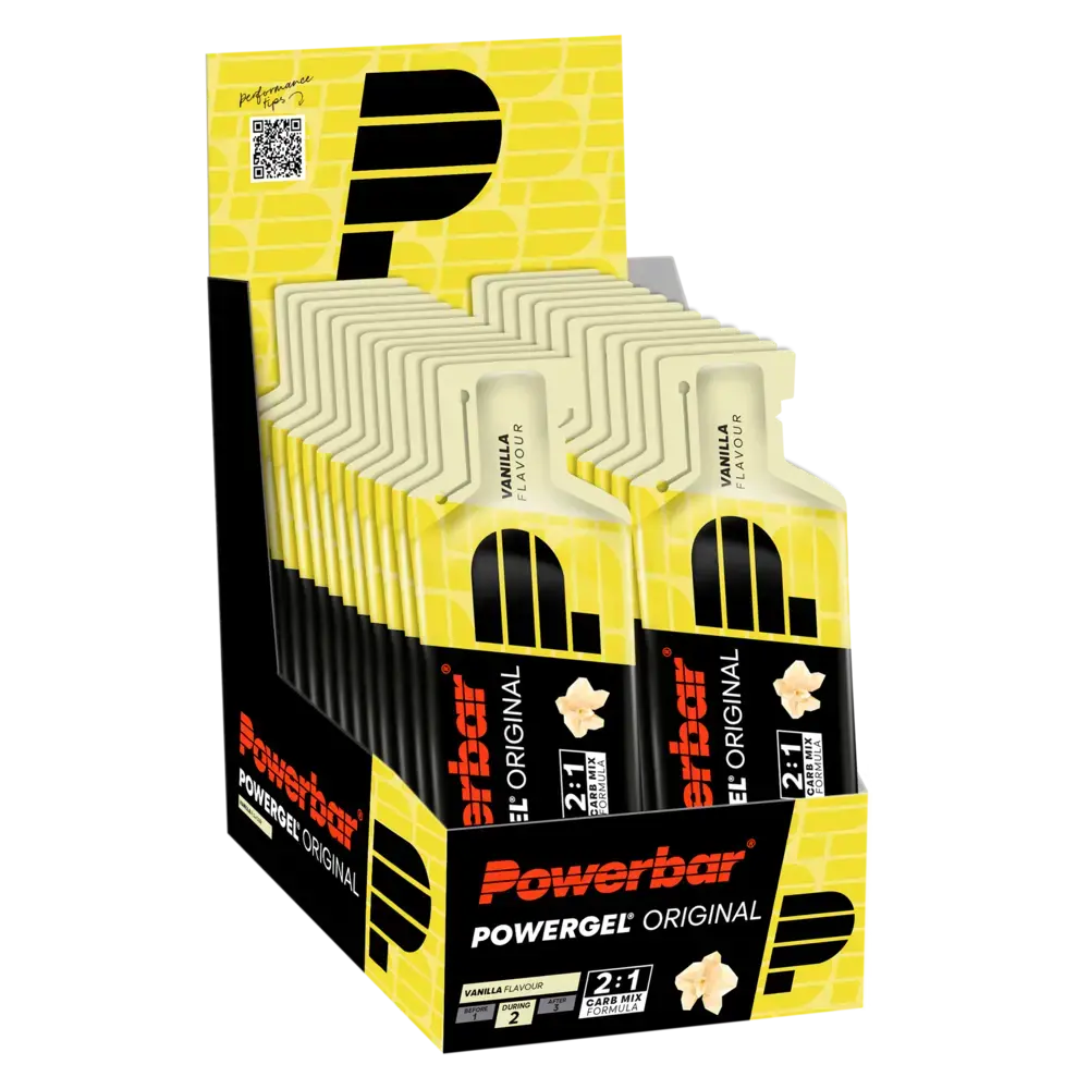 PowerBar Powergel Sodium Vanille Gel 24 stuks