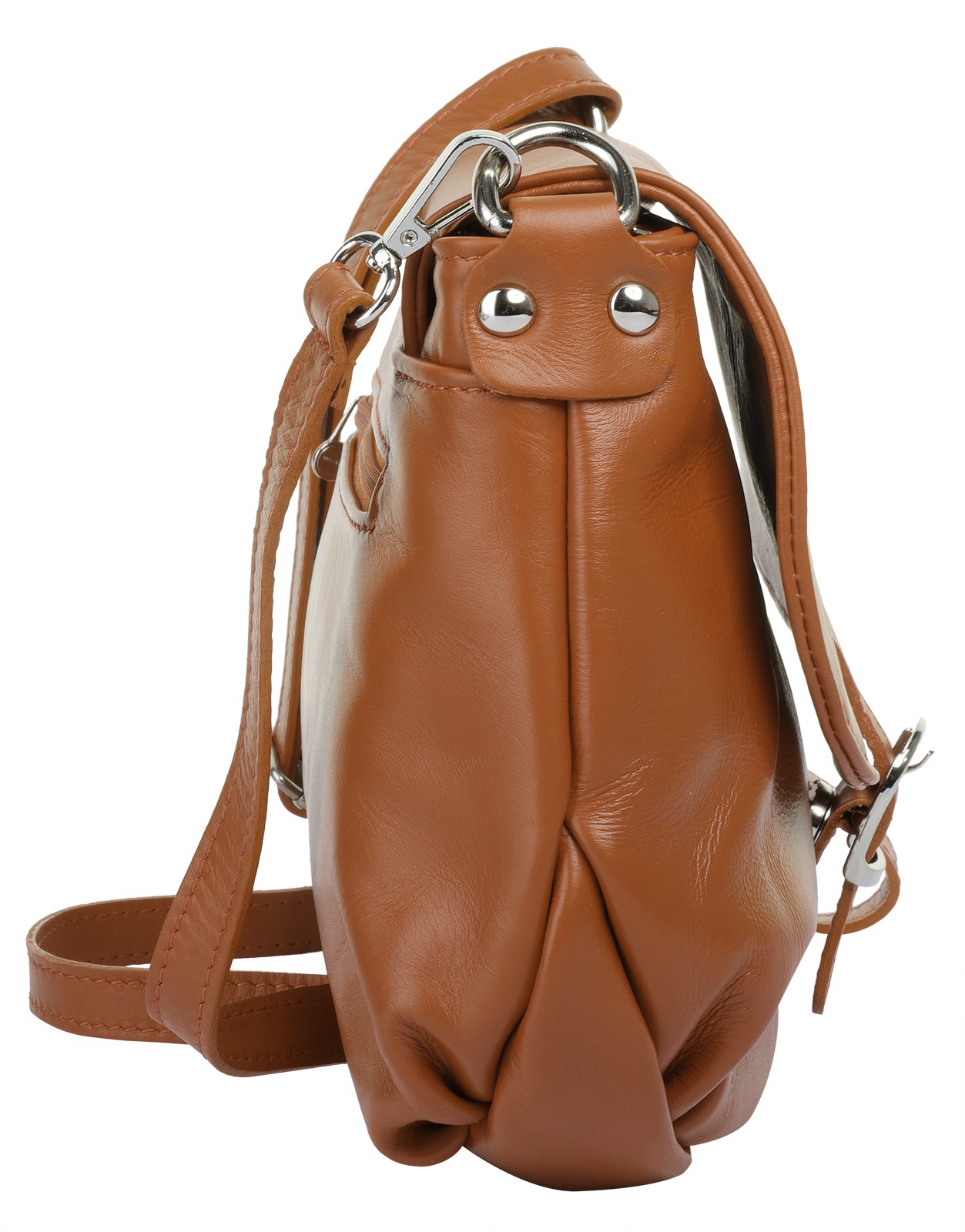 Samantha Look Umhängetasche echt Leder, Made in Italy