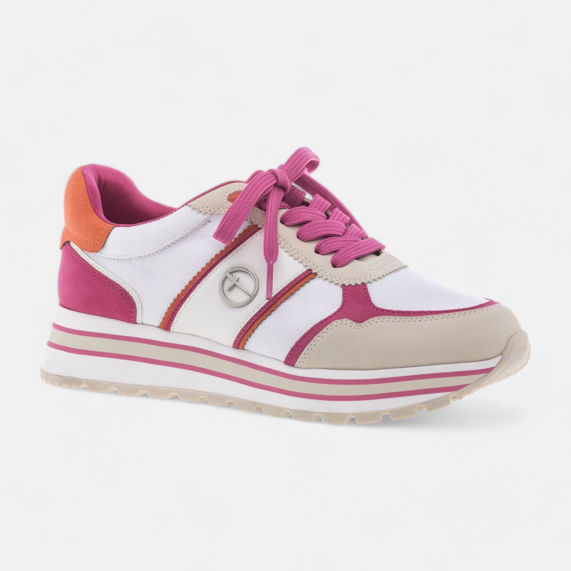 Baskets basses Femme fuchsia