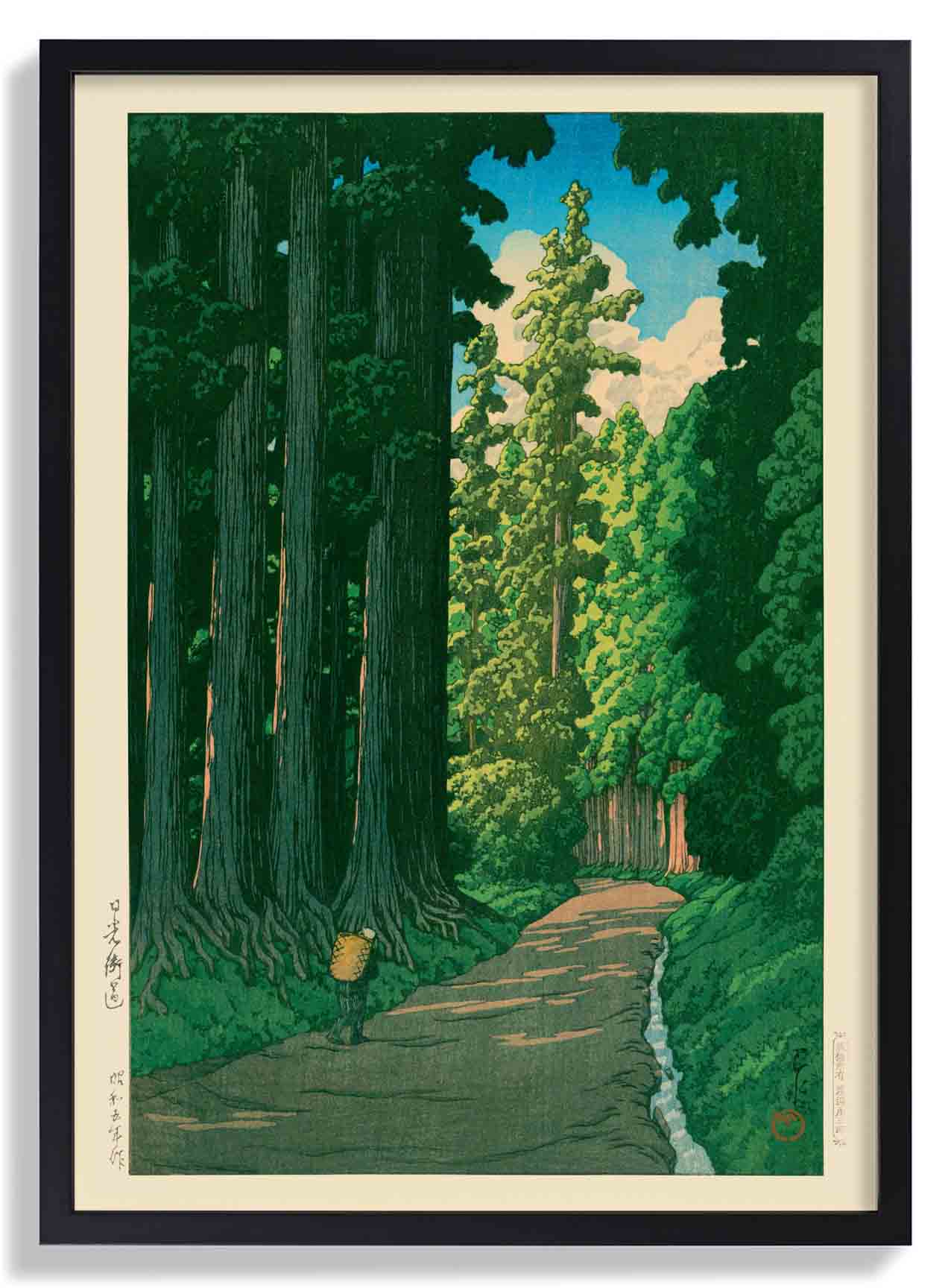 Straße nach Nikko von Hasui
