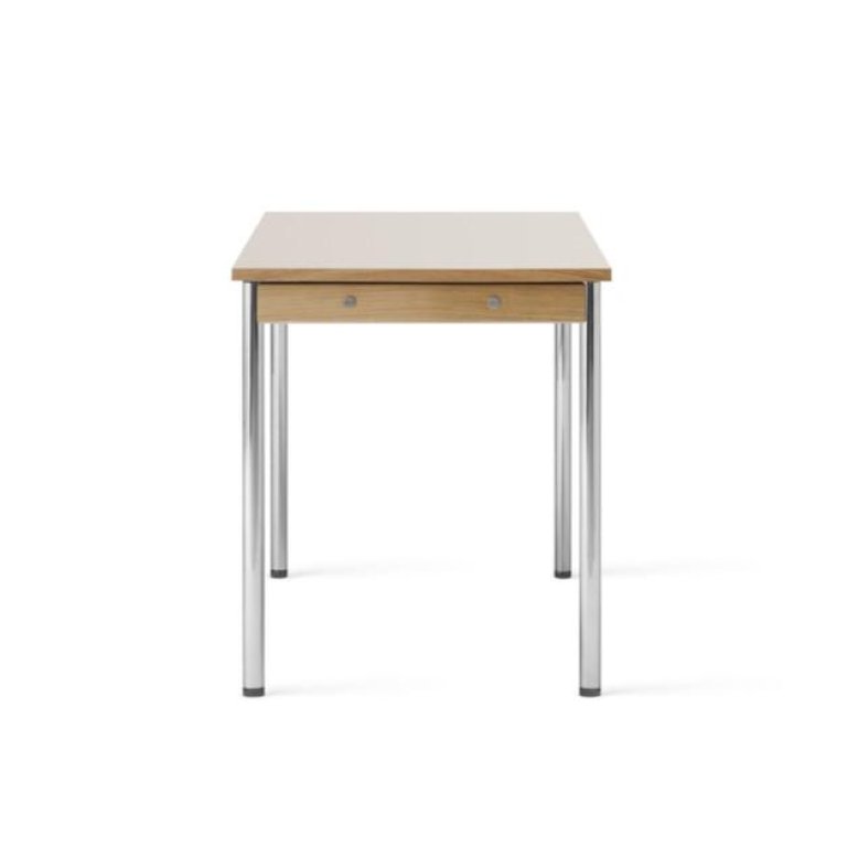 Audo Copenhagen Co eettafel 140x70 chroom/crème