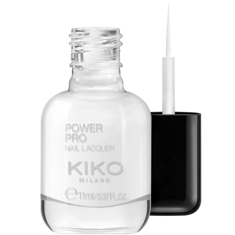 KIKO Milano Power Pro Nail Lacquer 11 ml - 02 French White - Thin Brush