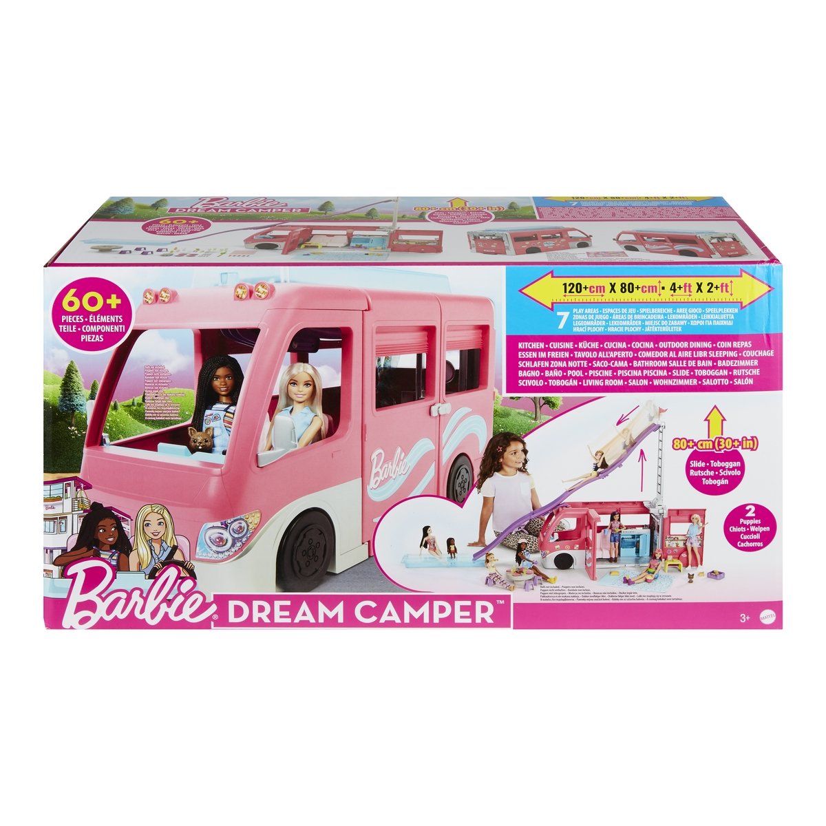 Barbie - Mega Camping Car Transformable