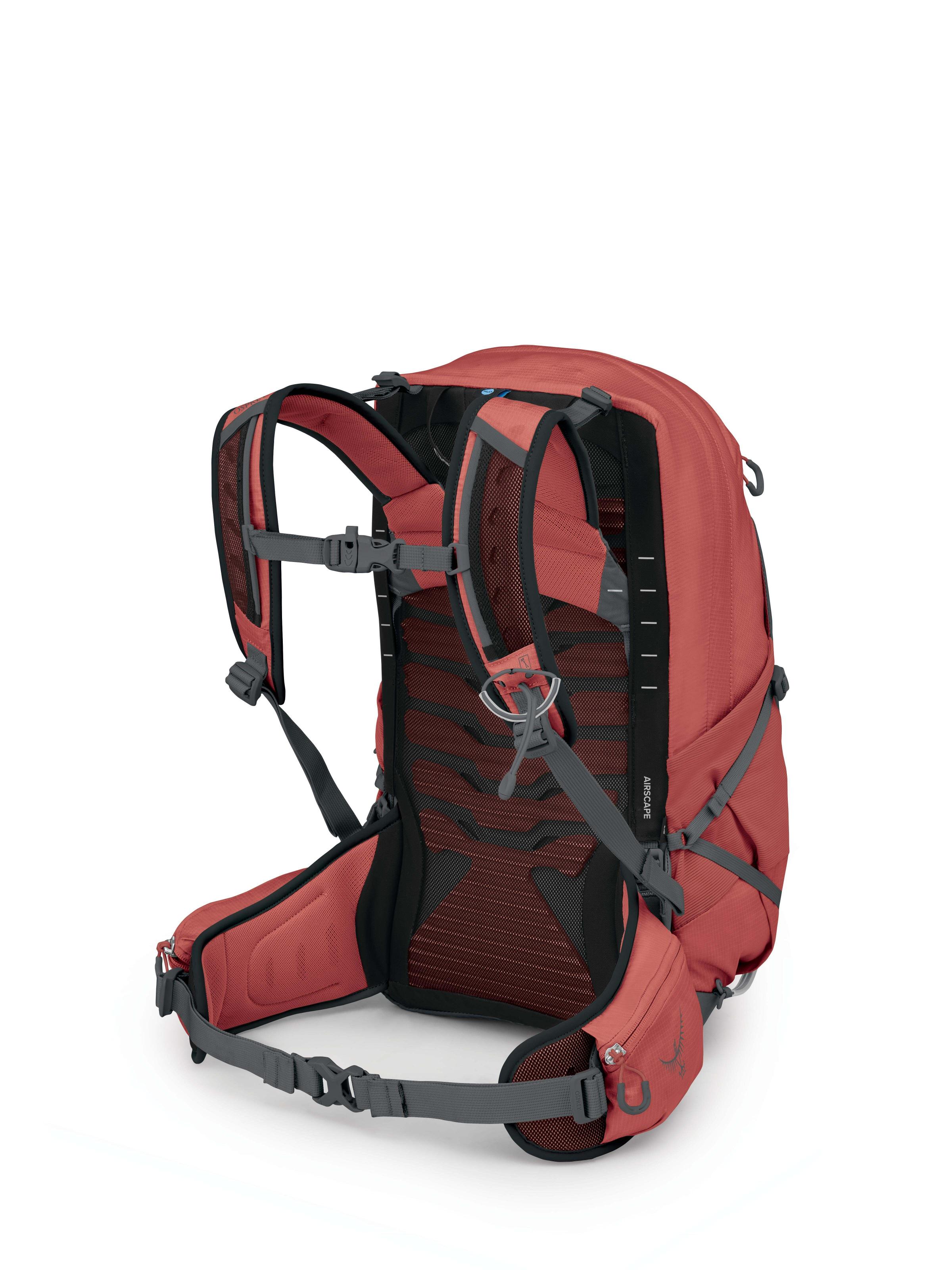 Osprey Tempest 22 Red pampas Coal Grey