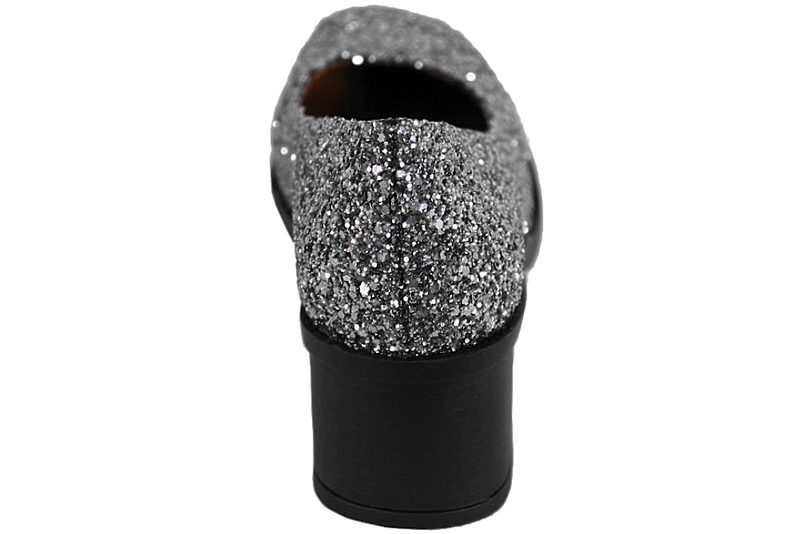 TIM & SIMONSEN FLORENCE PUMP GLITTER NEGRO SILVER