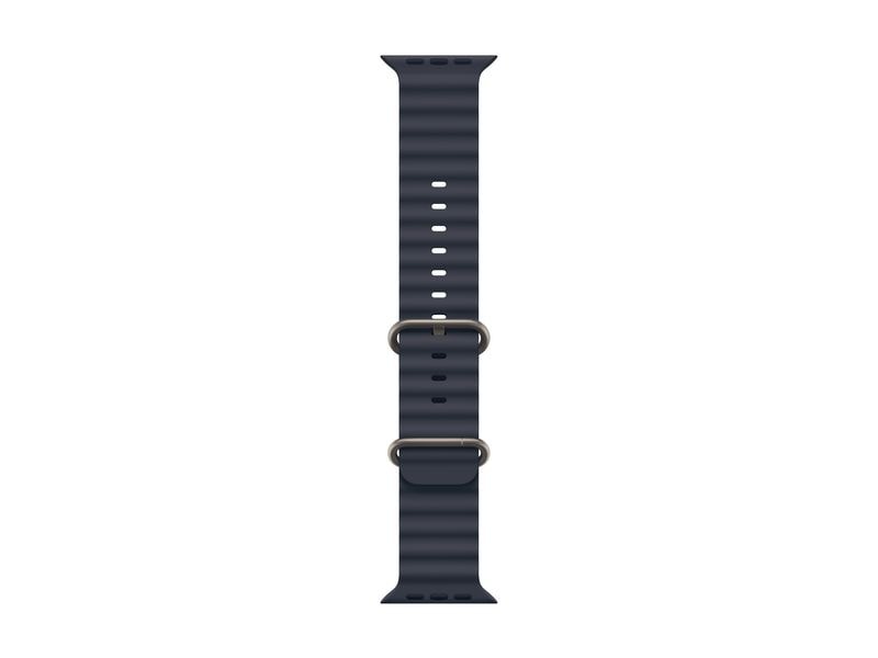 Apple Ocean Band 49 mm Navy Ocean/Grau Dehnbares Armband zu Apple Watch Ultra