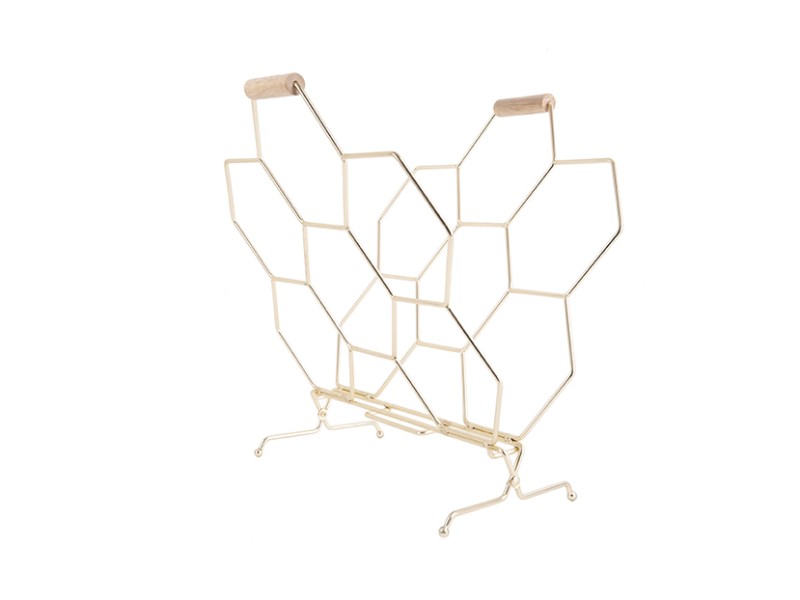 Magazine Rack Honeycomb PT3614BK Black