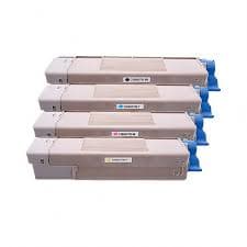 Kompatibel - OKI C5650/C5750 combo pack 4 stk lasertoner - BK/C/M/Y 14000 sider