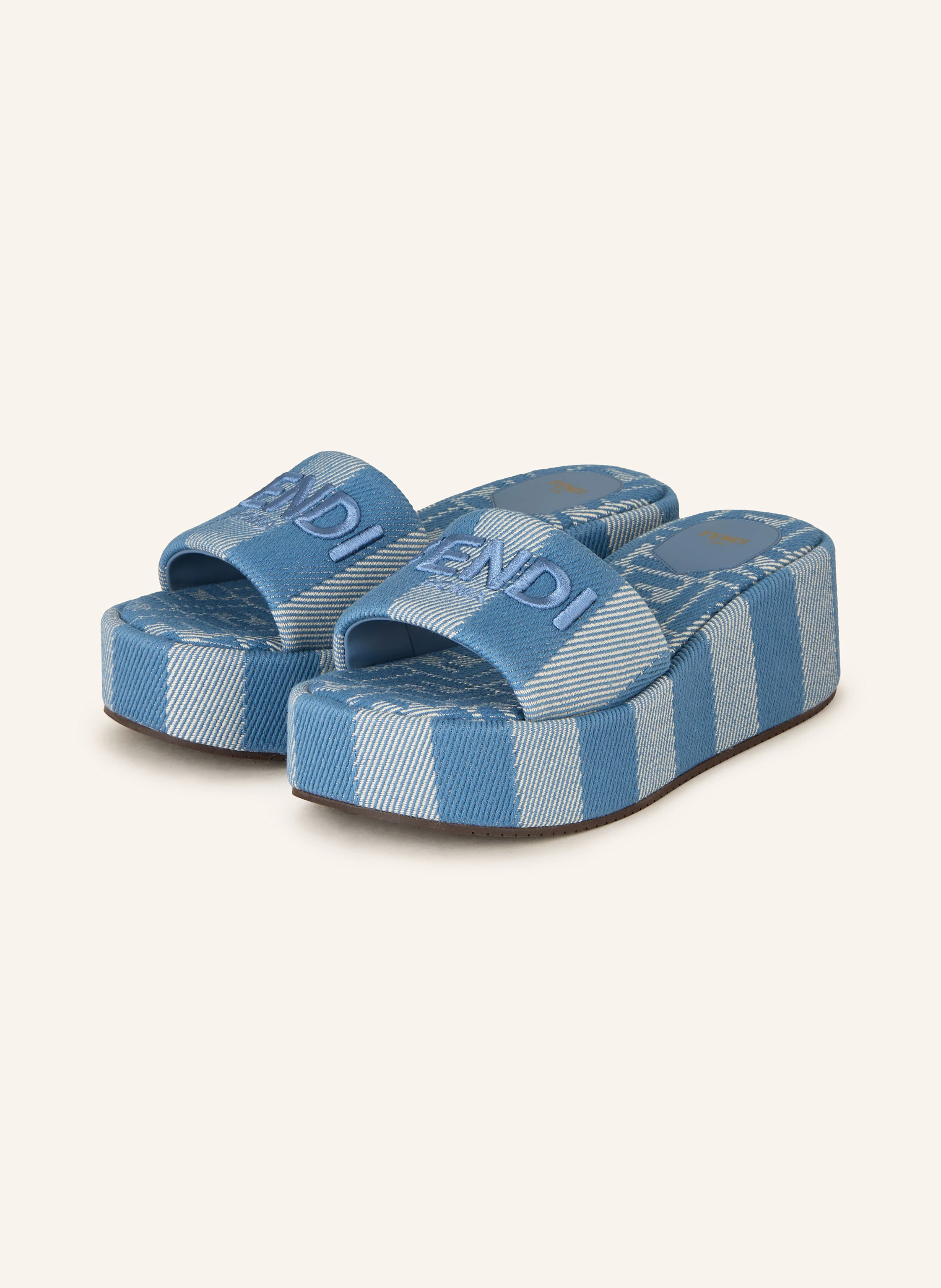 FENDI Plateau-Pantoletten