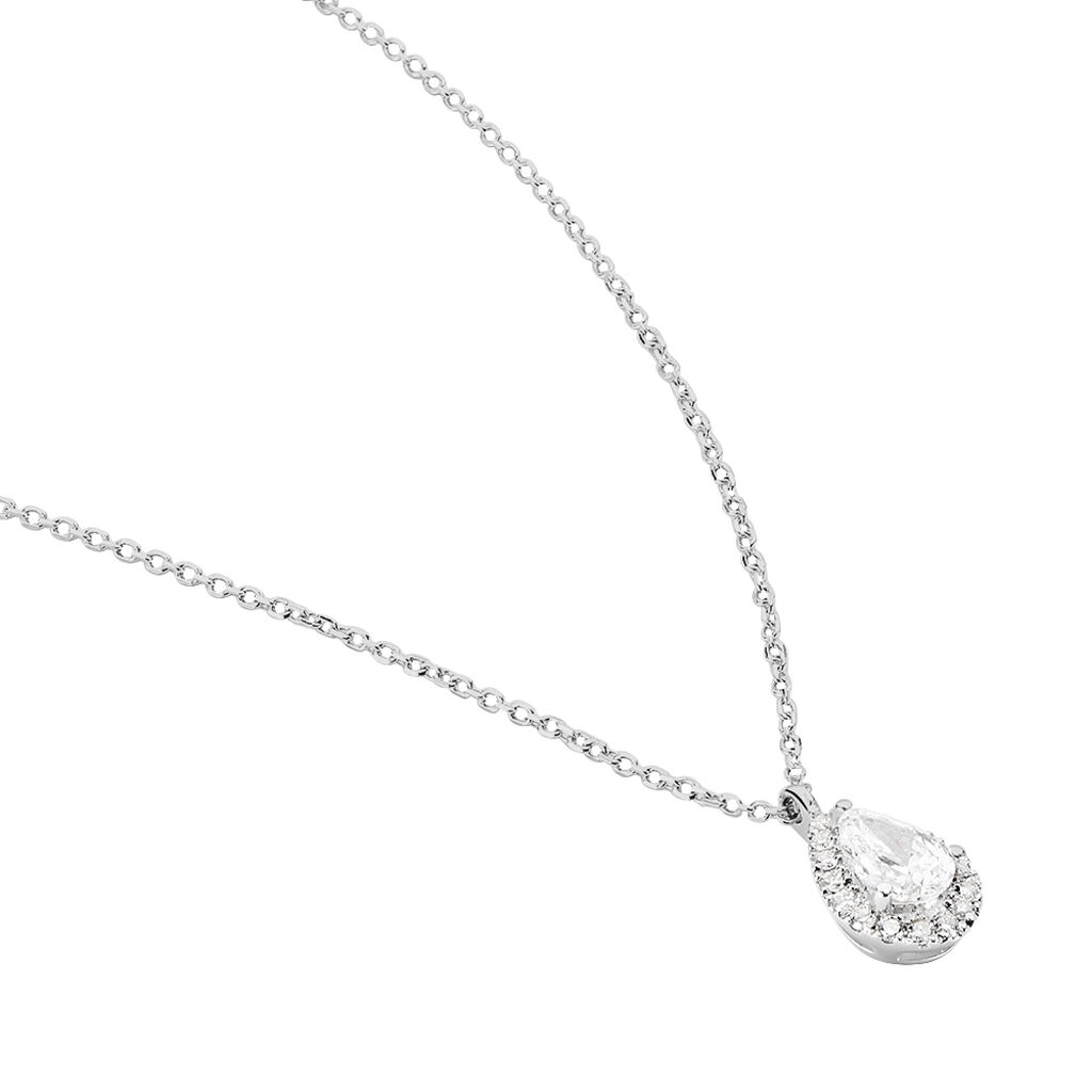 Collier Georgina Or Blanc Diamant
