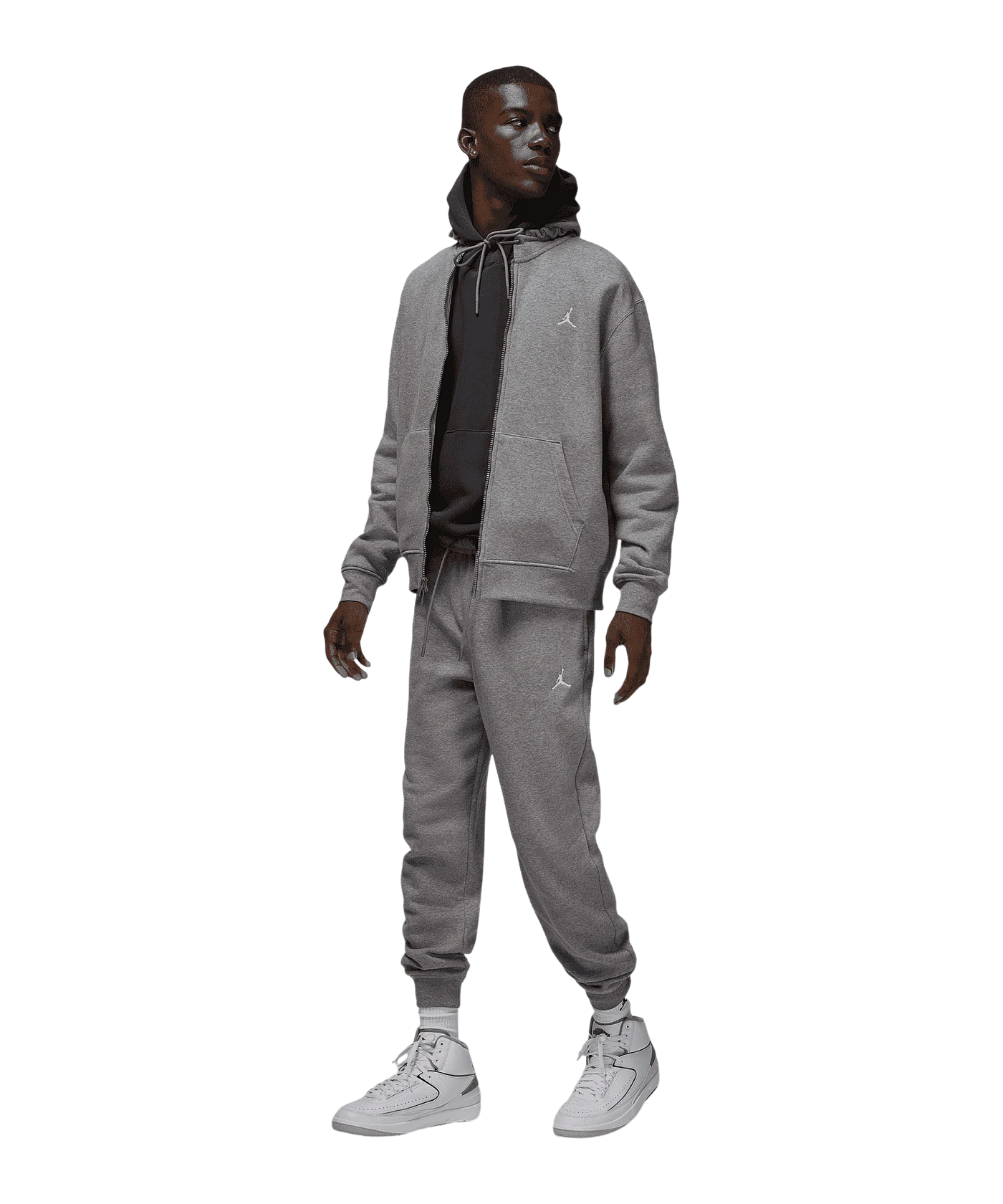 Jordan Brooklyn Fleece Jogginghose Grau F091