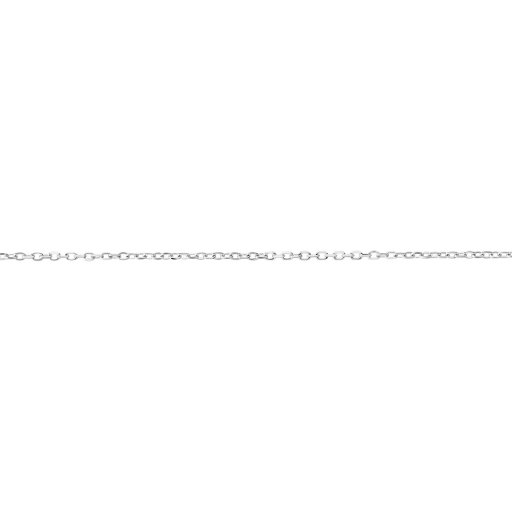 Chaîne Igoa Maille Forçat Diamantee Or Blanc
