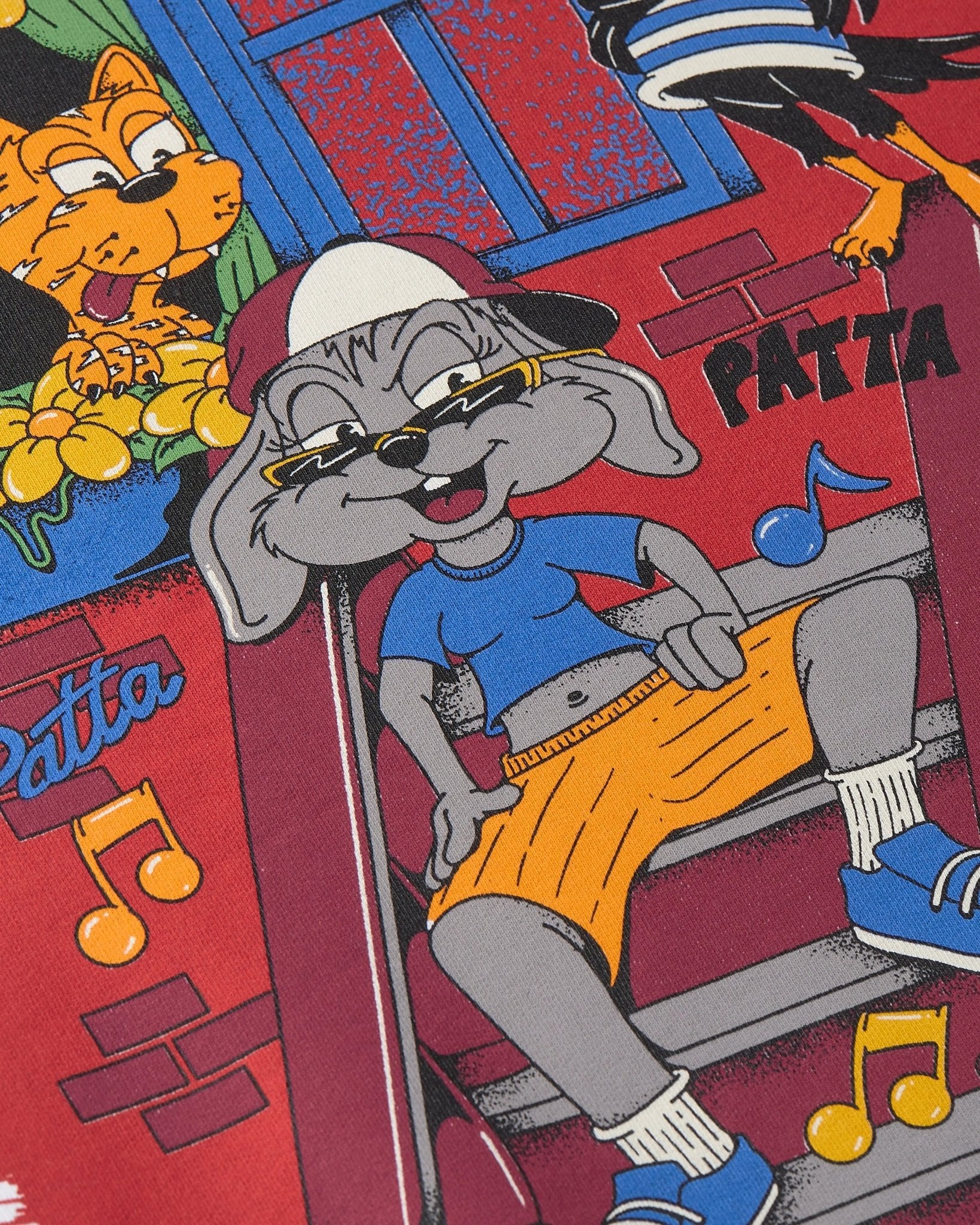 Patta Block Party Crewneck Sweater (White)