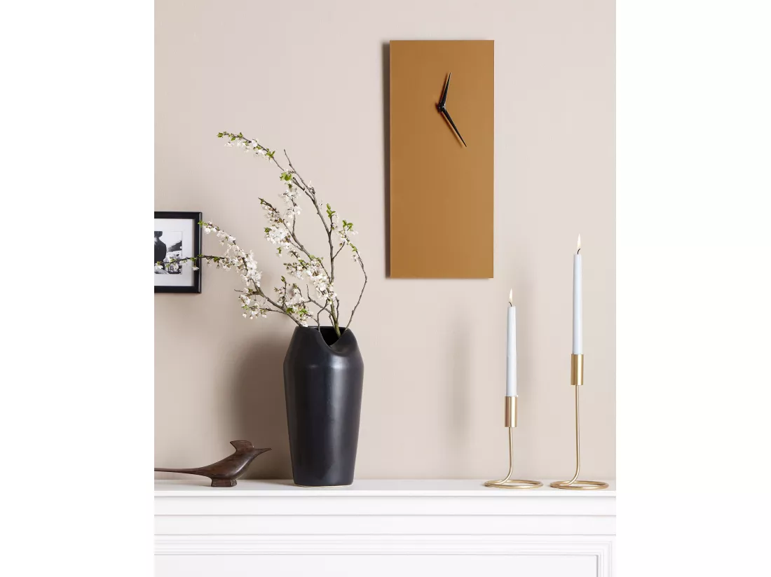 Horloge murale POMBAL 22 cm Métal Doré