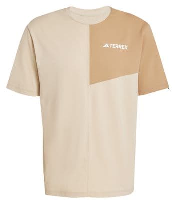 Maillot manches courtes adidas Terrex Multi Kaki Homme