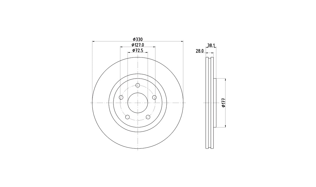 330 x 28 mm