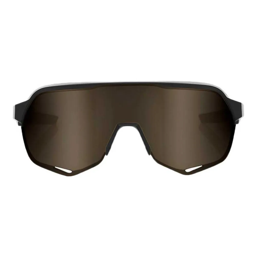 100 percent S2 - Lunettes de soleil matte black/soft gold mirror