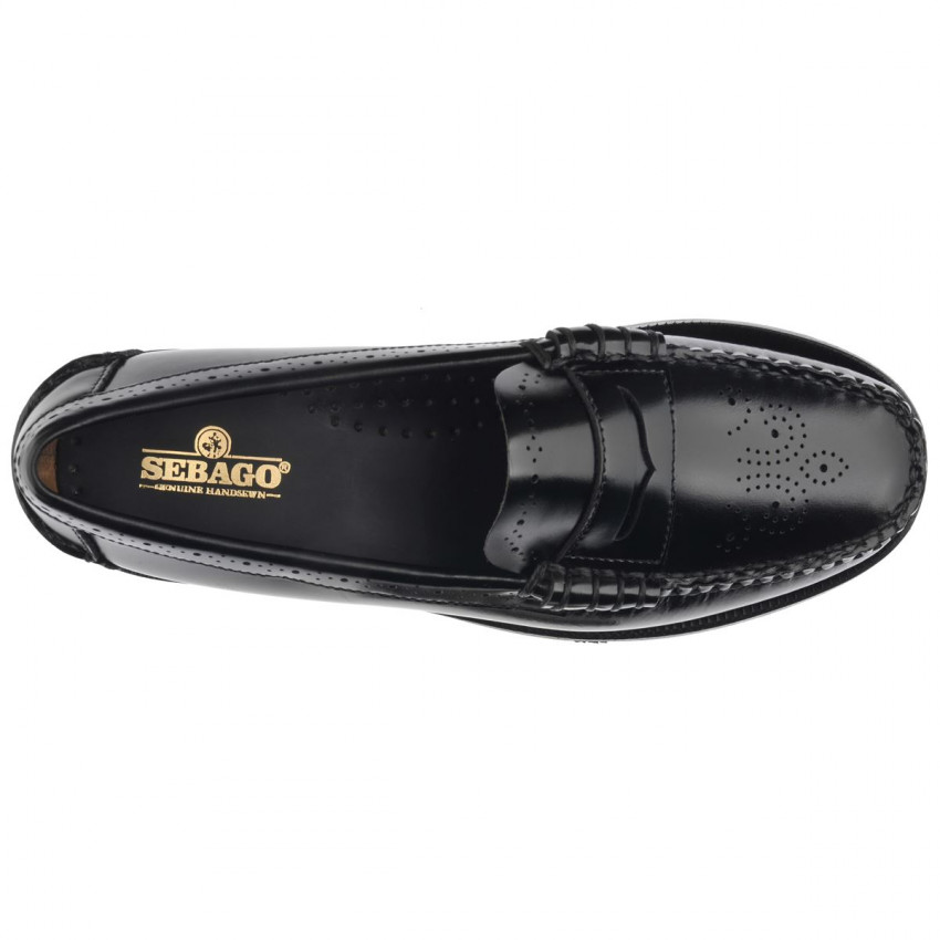 CLASSIC DAN PERF FEMME Black MOCASSIN-Mocassin pour femme en cuir
