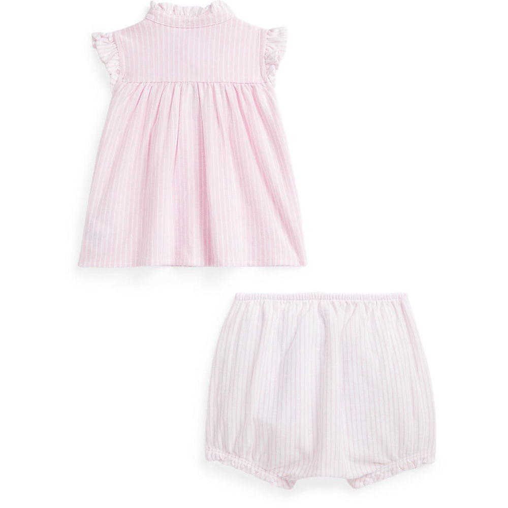 Køb Ralph Lauren Baby Carmel Pink Multi Shorts Sæt