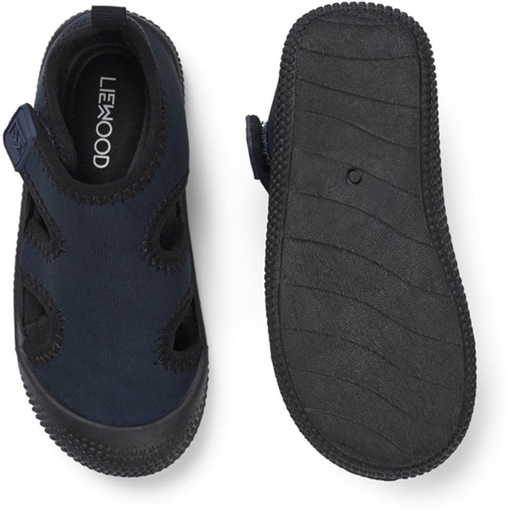 Sigurd Badesko Black Classic Navy