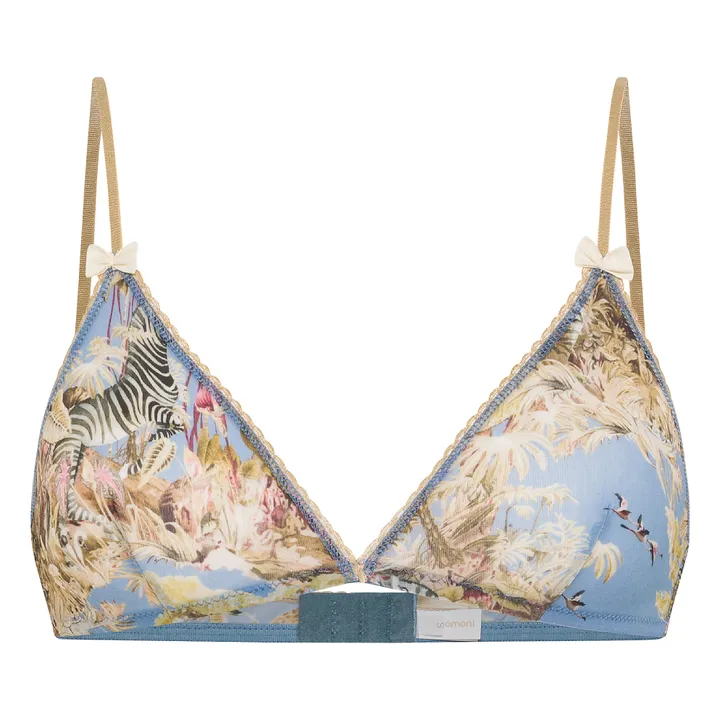 Momoni Soutien-gorge Amethist Imprimé | Bleu