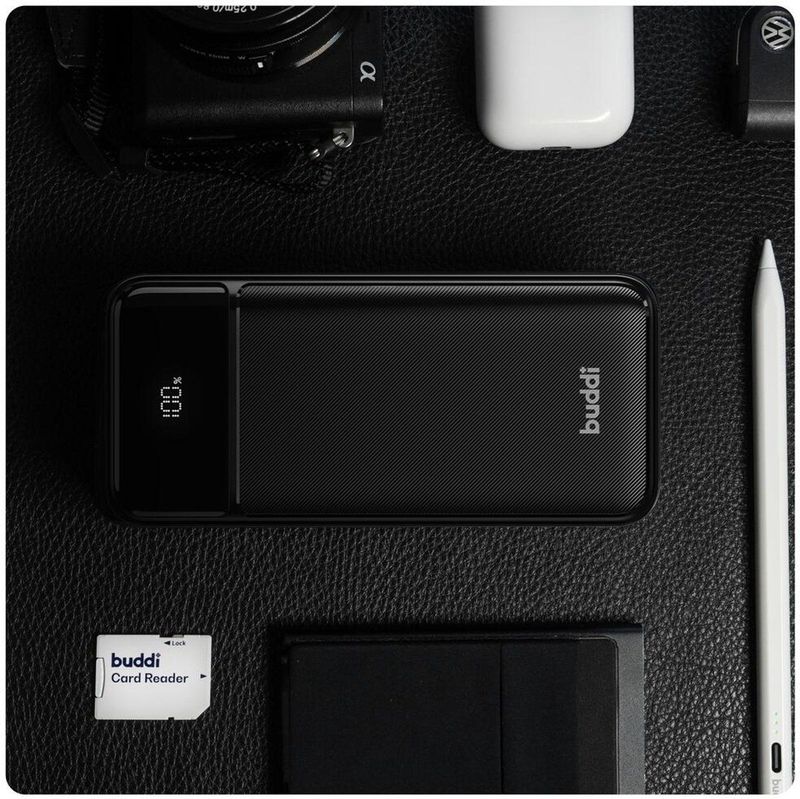 Buddi - Boost - Powerbank - Zwart - 20.000 mAh - Duo Pack - 22.5W