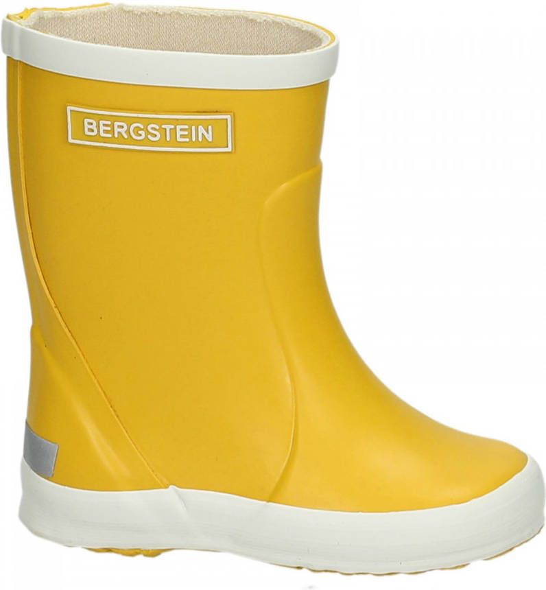 Bergstein regenlaarzen Geel wit Rubber Effen 26