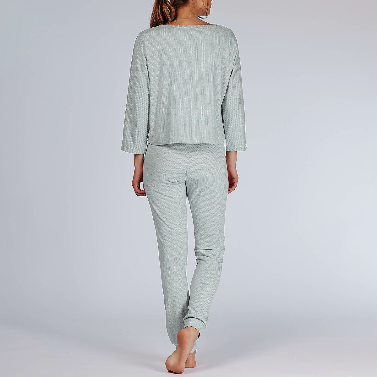 MELISSA BROWN<br>Pijama Geribd para usar em casa, aconchegante
