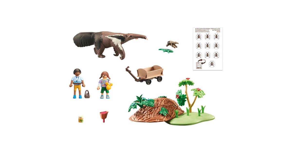 PLAYMOBILWiltopia - Miereneter verzorging Constructiespeelgoed  (71012)