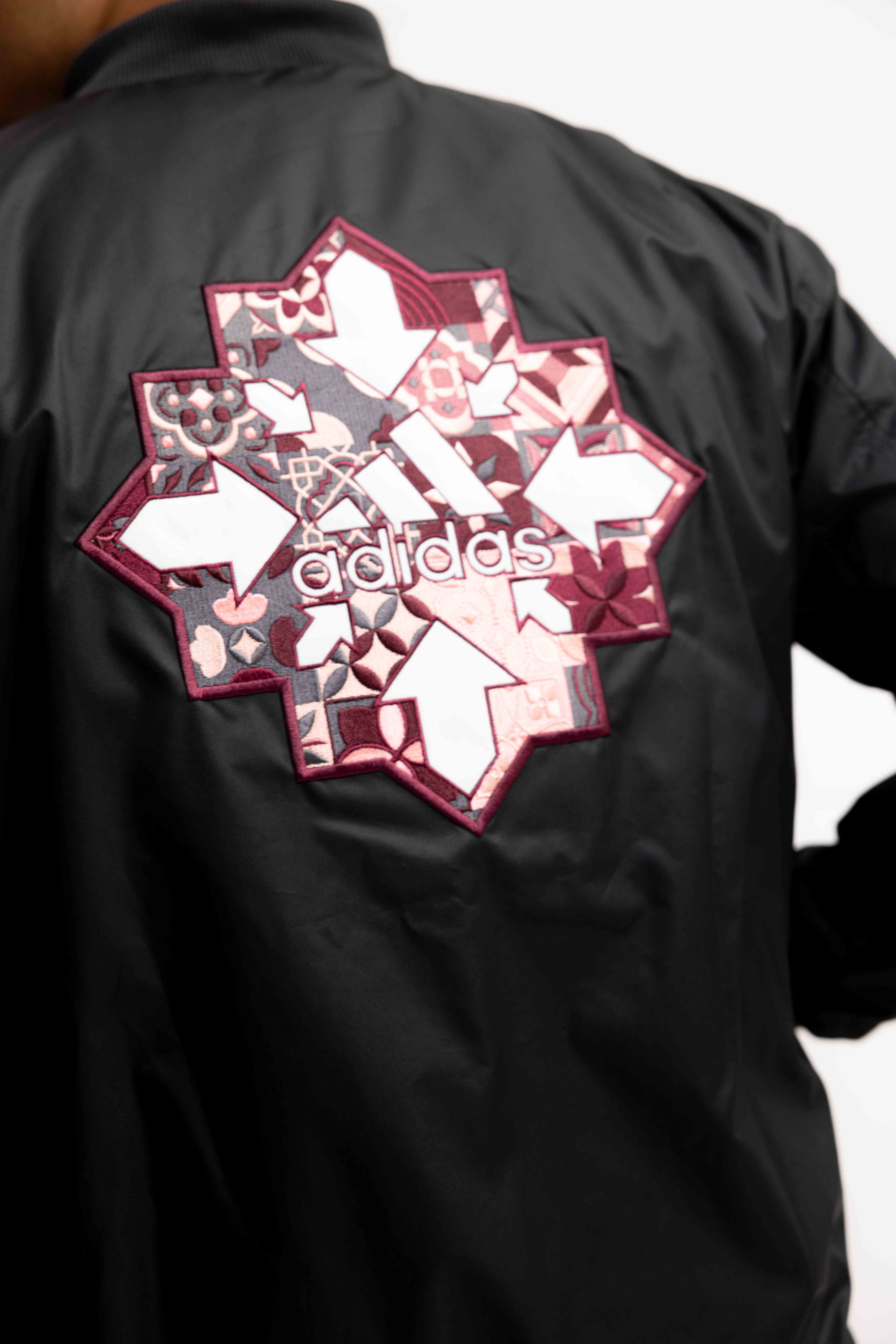 Juventus Bomber Jas Heren Zwart/Roze