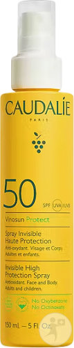 Caudalie Vinosun Protect Spray Invisible Haute Protection IP50 150ml
