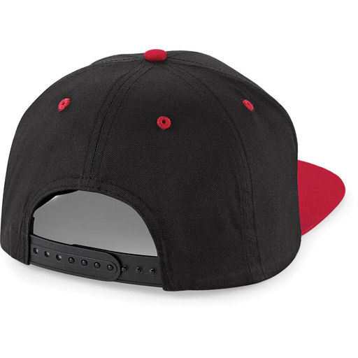 Boné/Viseira Beechfield Snapback, 2 cores, 5 painéis