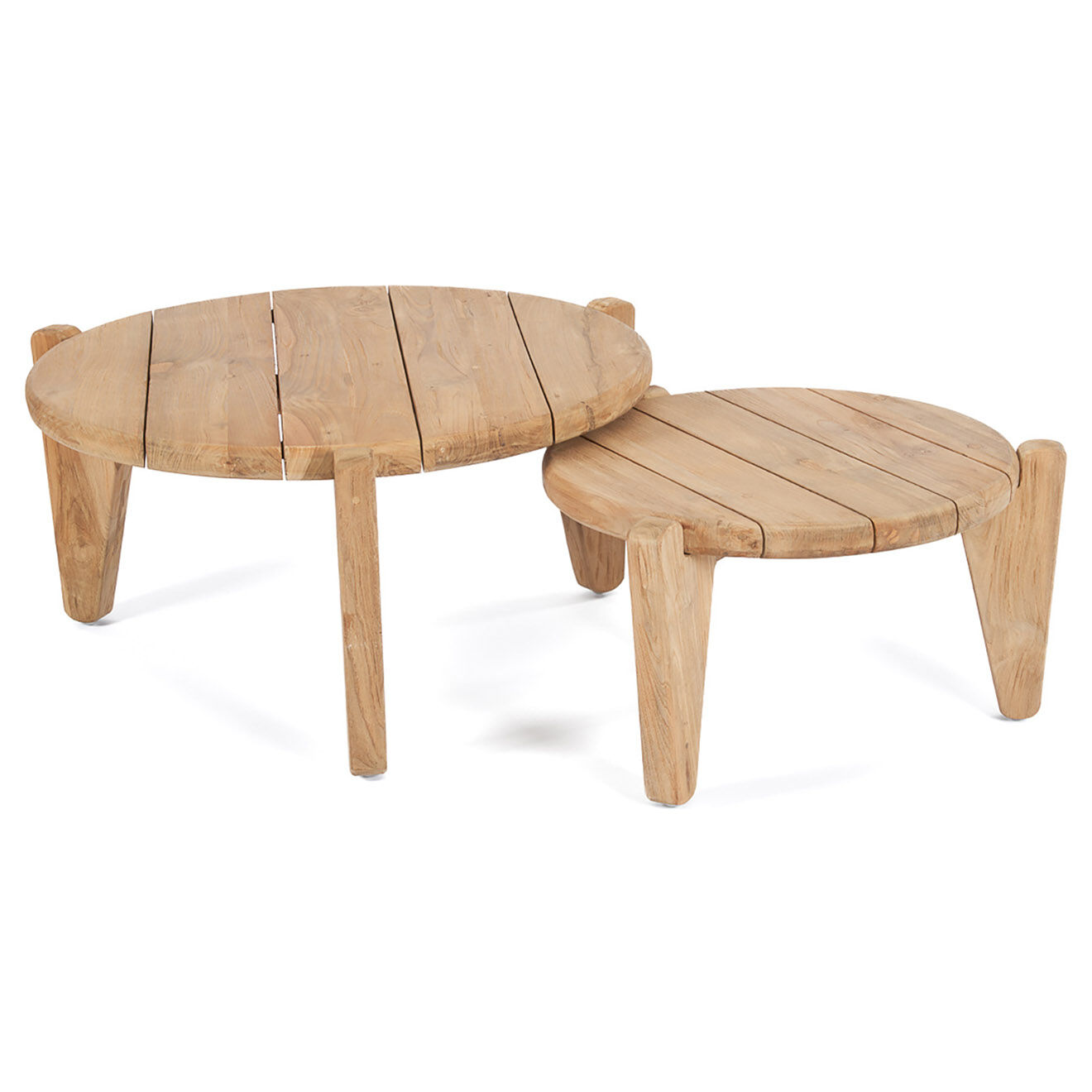Bazar Bizar 2 Tables basses gigognes Seseh naturelle
