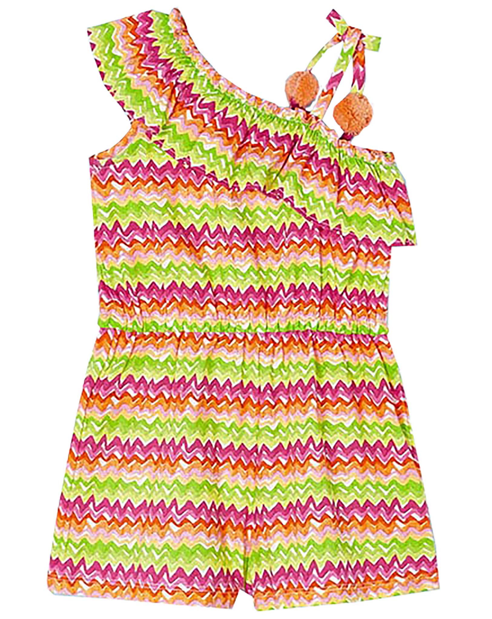 Träger-Jumpsuit MONO kurz in bunt