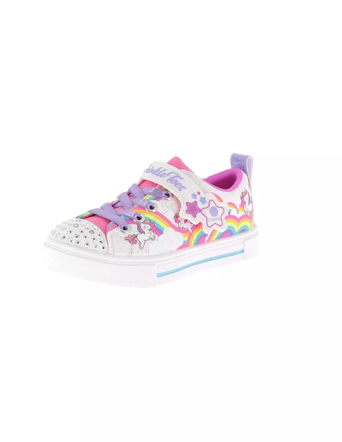 SKECHERS TWINKLE SPARKS JUMPIN - Baskets Whitemulti