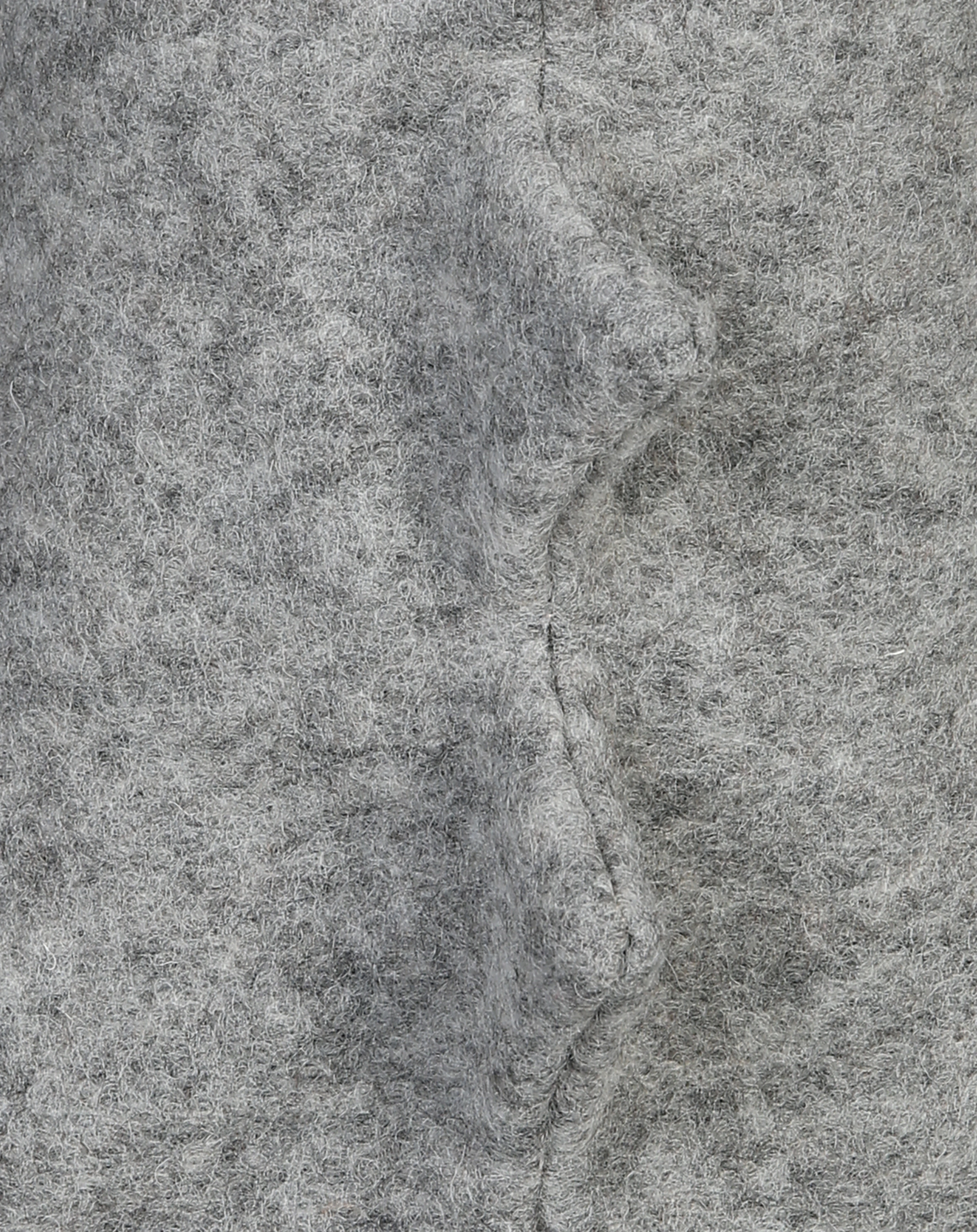 Filz-Schlupfmütze DINO mit Wolle in light grey