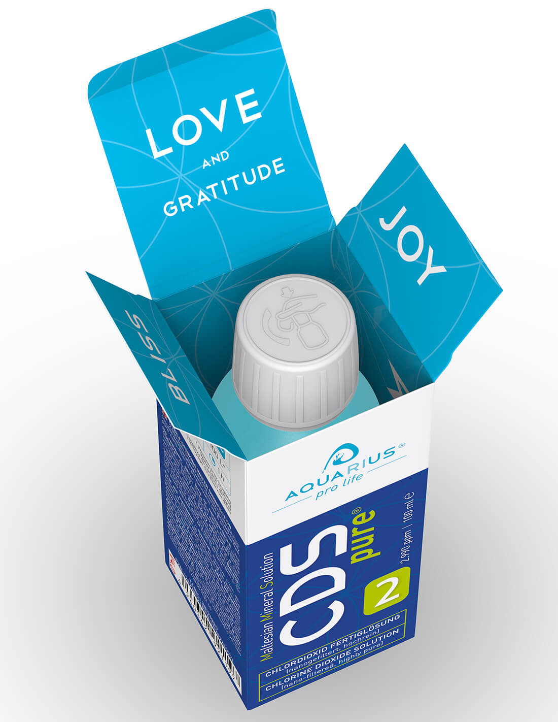 AQUARIUS pro life - CDSpure | 100 ml Chloordioxideoplossing