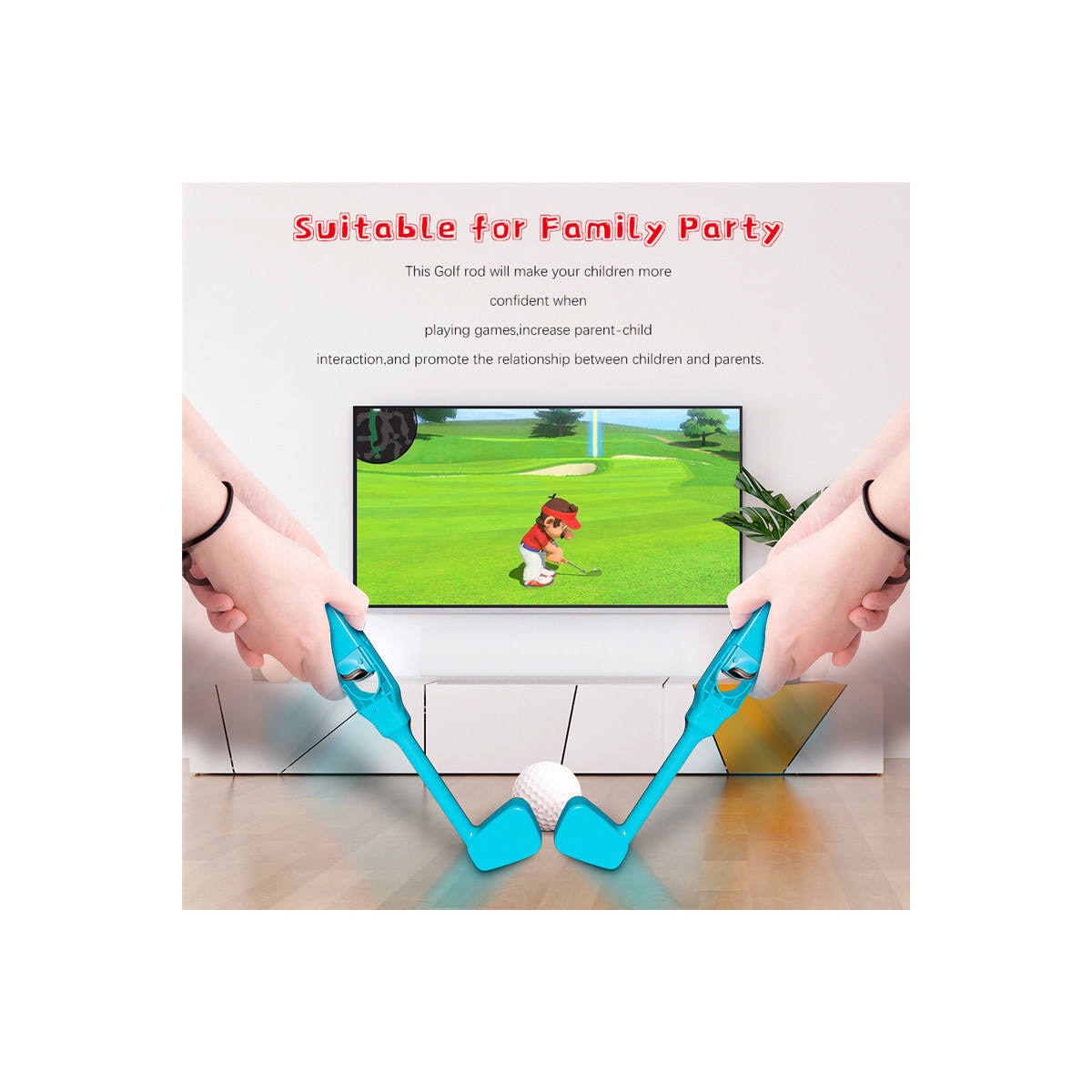 Golfkølle for Mario Golf 1 Pair Flerfarget Nintendo Switch