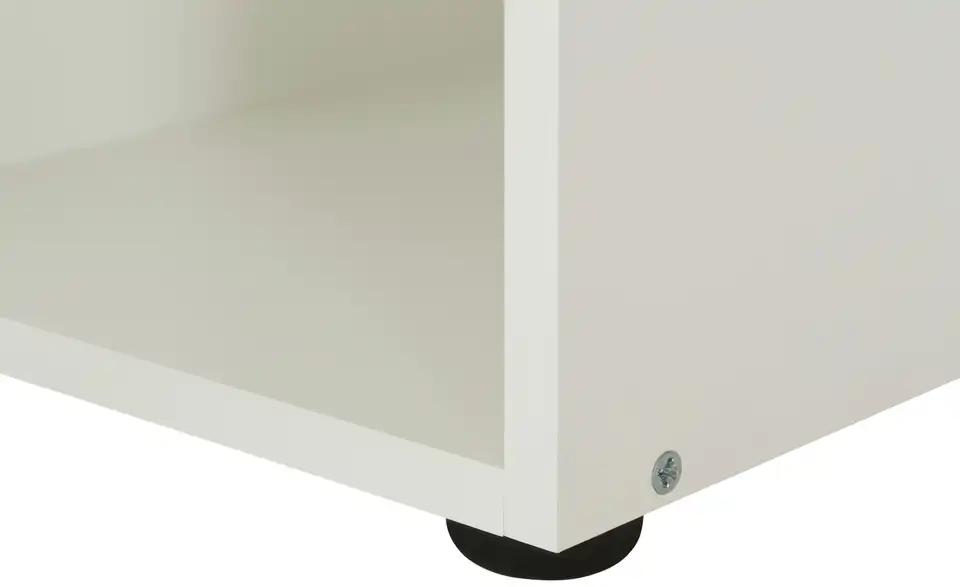 Regal Multischrank-System 30 cm 126 cm Weiß