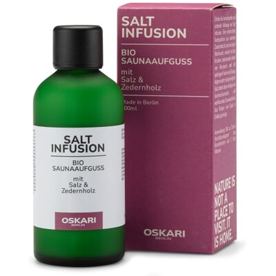 Salz-Saunaaufguss, Salt Infusion