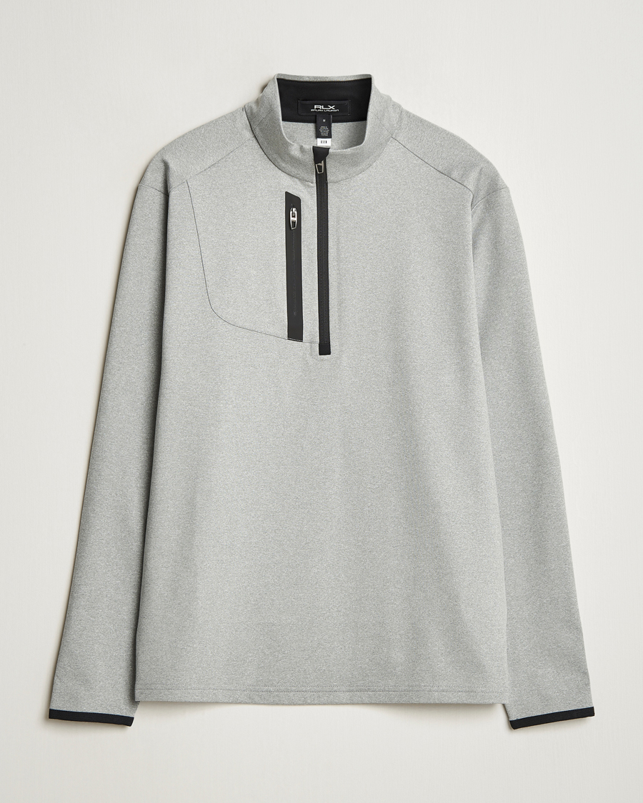 RLX Ralph Lauren Luxury Jersey Half Zip Andover Heather