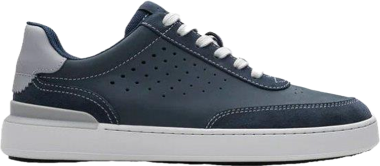 Clarks COURTLITE RUN Wijdte G navy nubuck