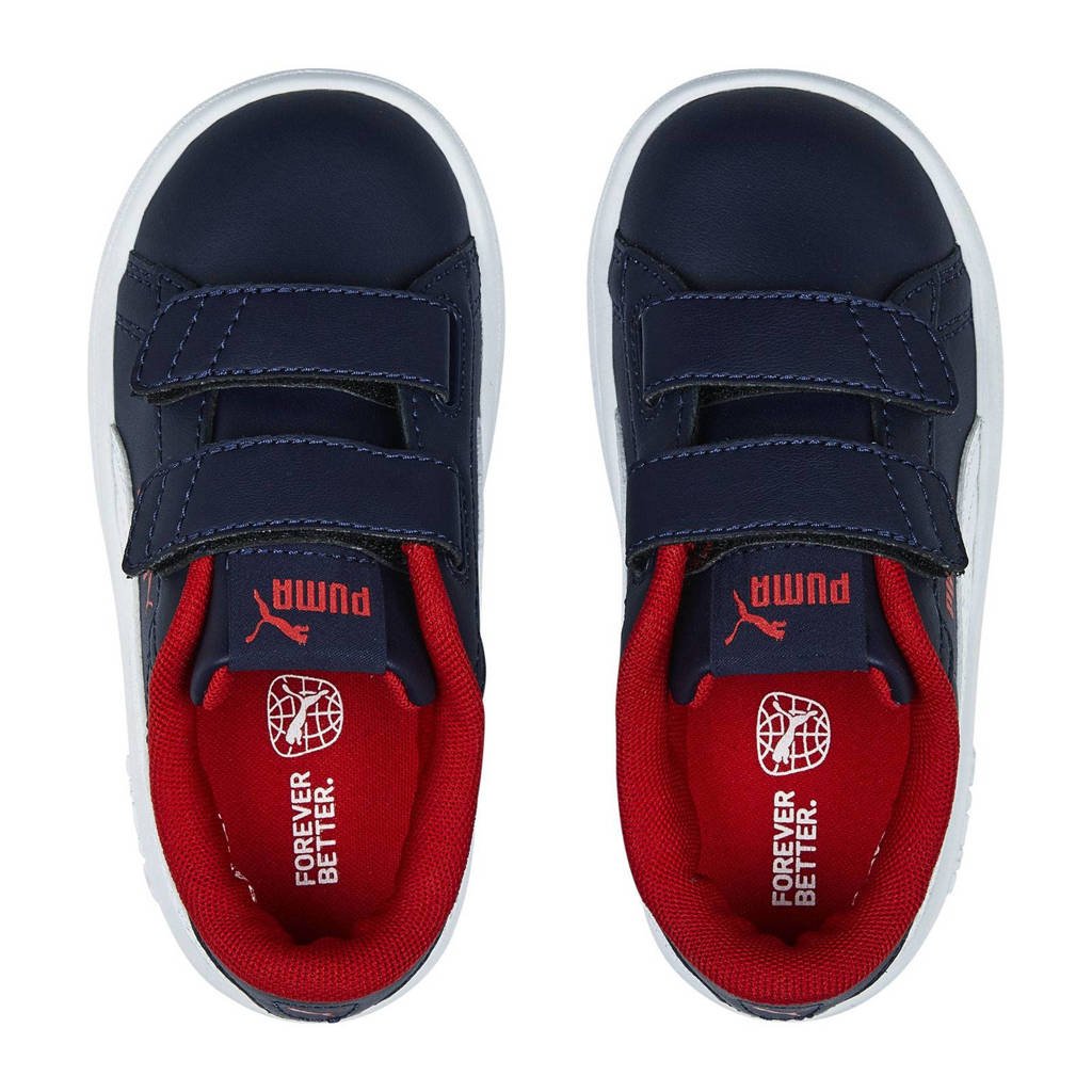 Puma Smash 3.0 L Vsneakers donkerblauw/wit/rood