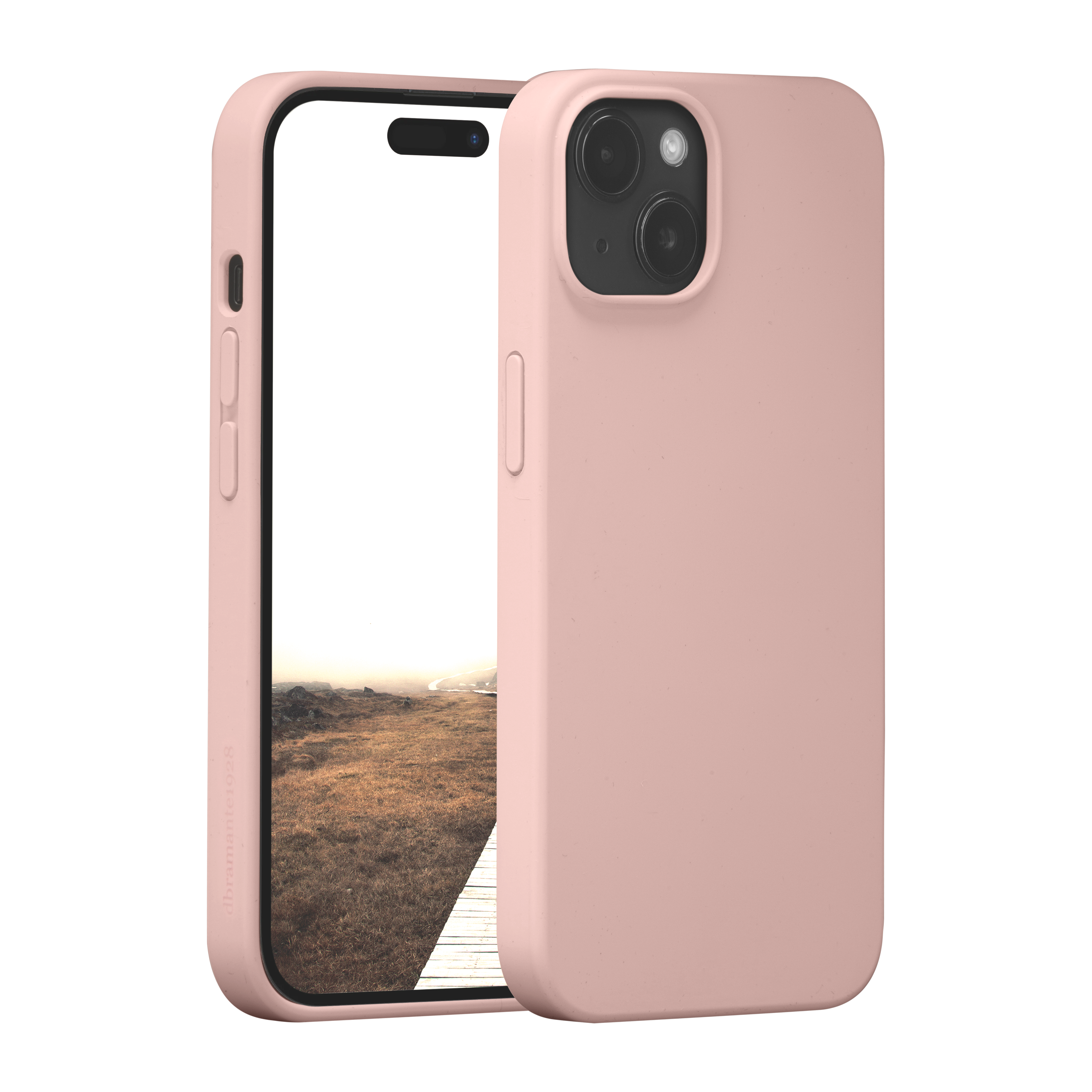 iPhone 15 MagSafe Silikon Case Hülle Monaco Recycled (MO61PISA1833) - Pink Sand
