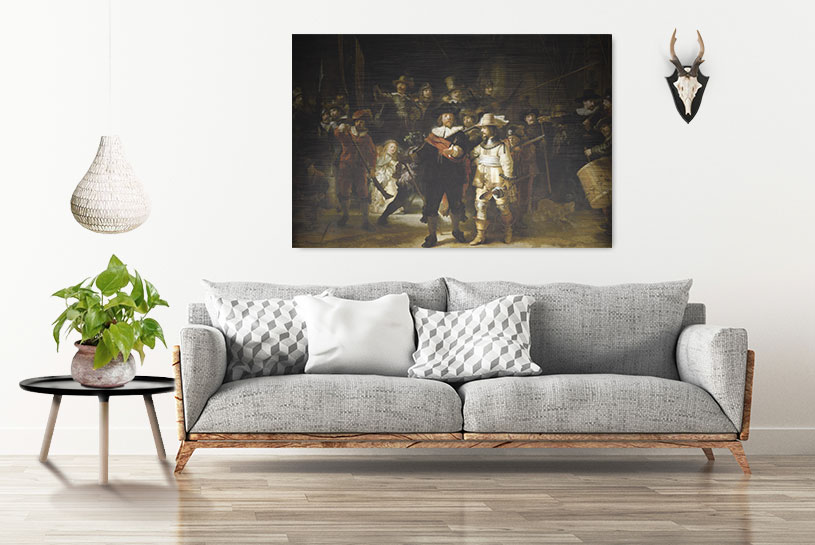 De Nachtwacht - Print op plexiglas 90 x 60 cm